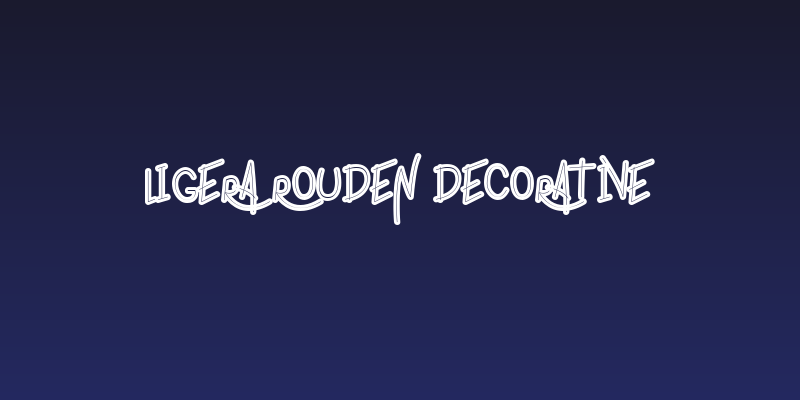 ligera rouden Decorative Social Header