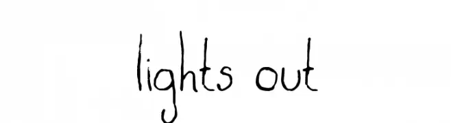lights out  Fuentes Gratis Descargar