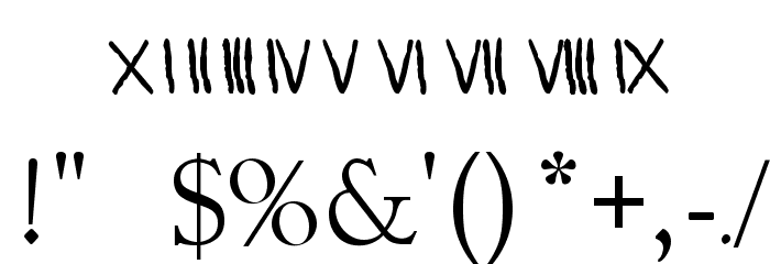 lights out Font OTHER CHARS