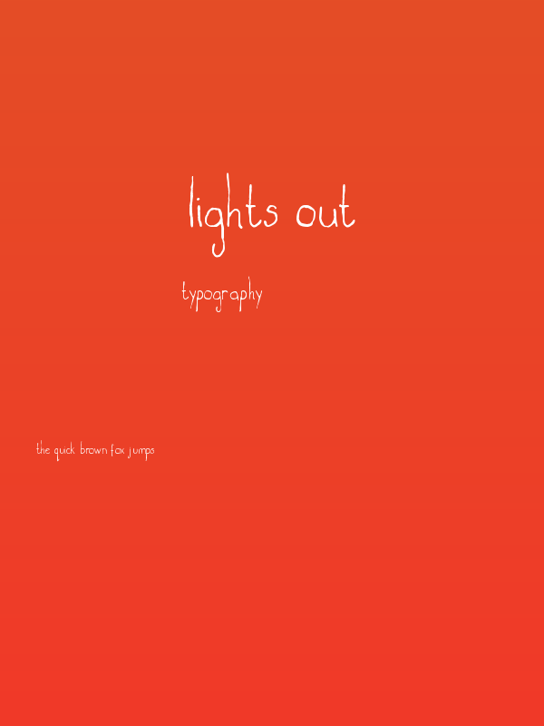 lights out Poster