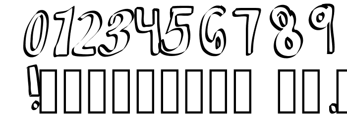 lightsfromtheairplane Font OTHER CHARS