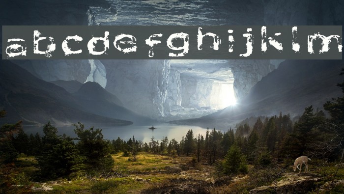 like fonts in the rain Font examples