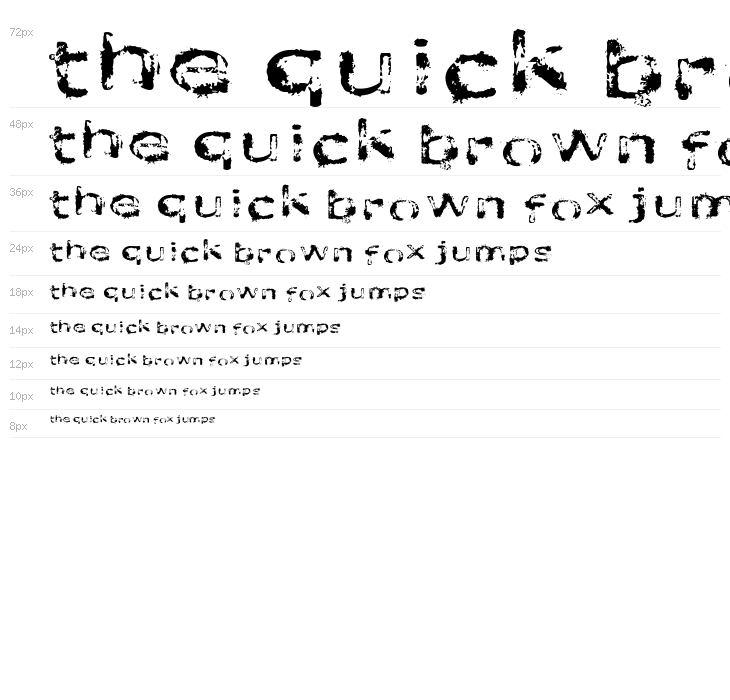 like fonts in the rain Waterfall