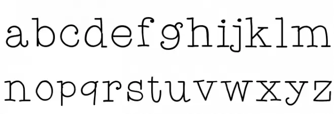 limetart फ़ॉन्ट लोअरकेस