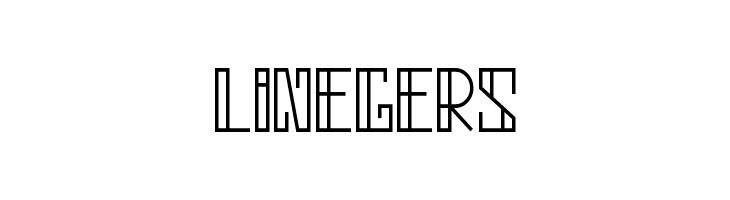 linegers  Frei Schriftart Herunterladen