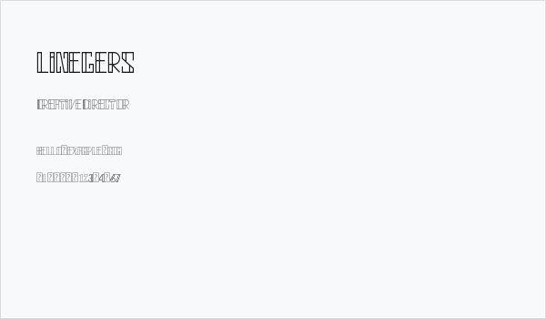 linegers Business Card