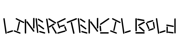 linerstencil bold Font