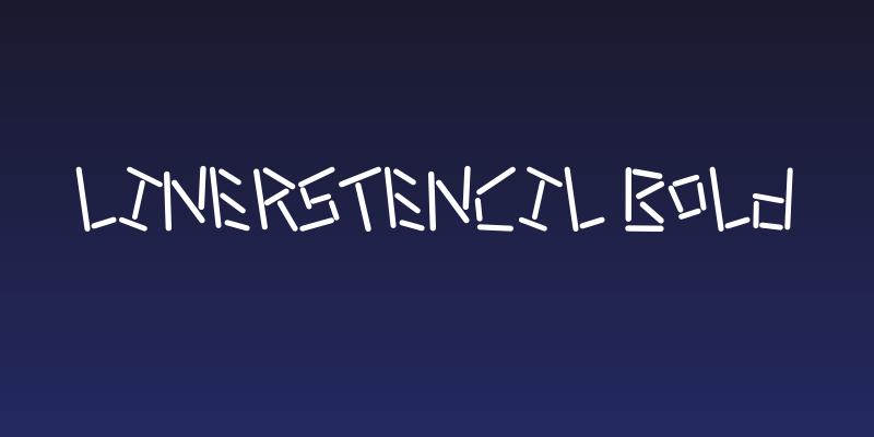 linerstencil bold Social Header