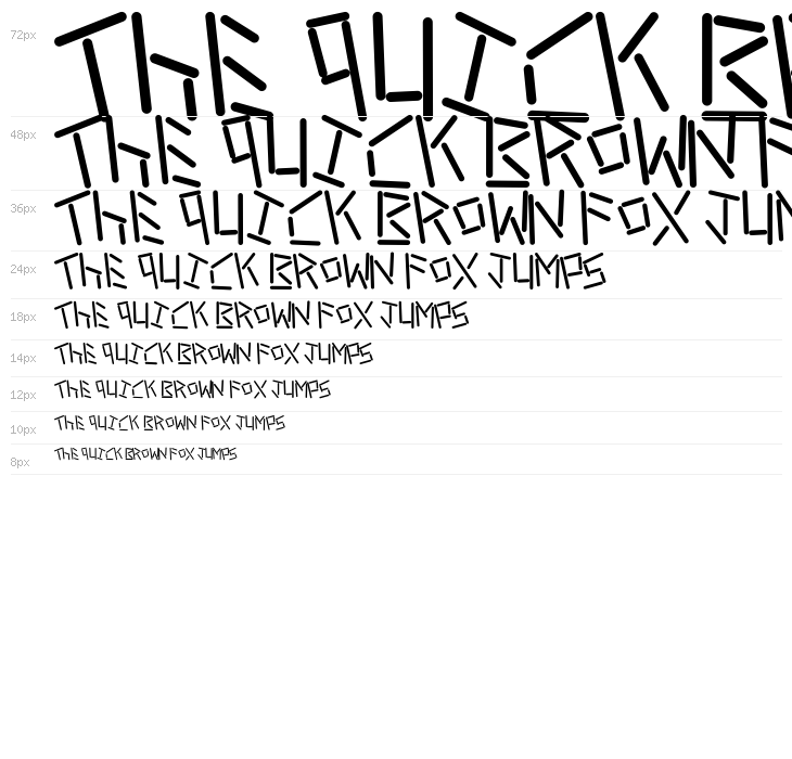 linerstencil bold Waterfall