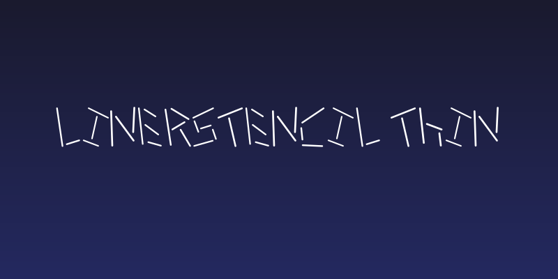 linerstencil thin Social Header