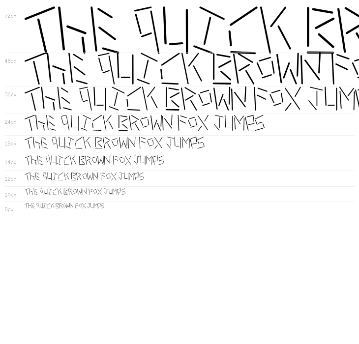 linerstencil thin Waterfall