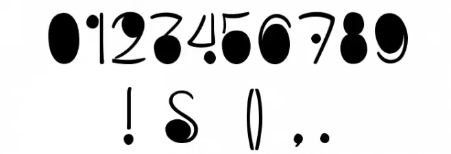 linestonesDemo Font OTHER CHARS