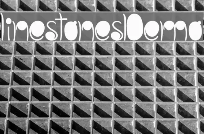 linestonesDemo Font examples