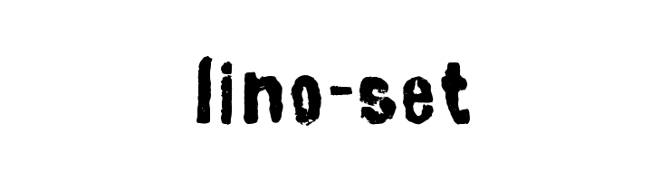 lino-set  font caratteri gratis
