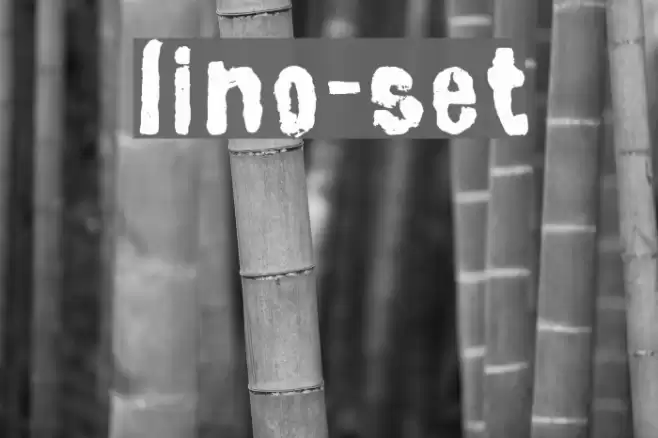 lino-set フォント examples