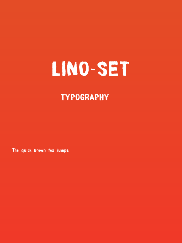 lino-set Poster