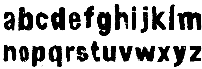 lino-set Font LOWERCASE