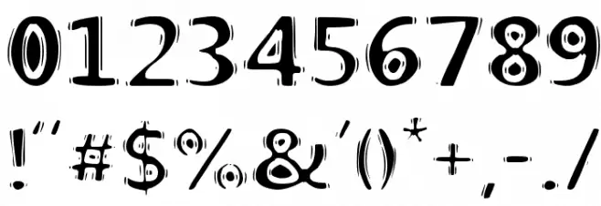 linoleum Font OTHER CHARS