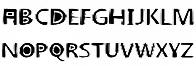 linoleum Шрифта ВЕРХНИЙ
