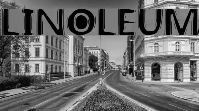 linoleum Font examples