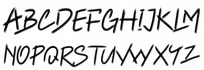 liquella Schriftart Groß