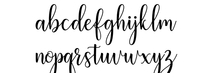 litesha Font LOWERCASE