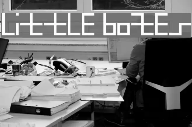 little boxes Font examples