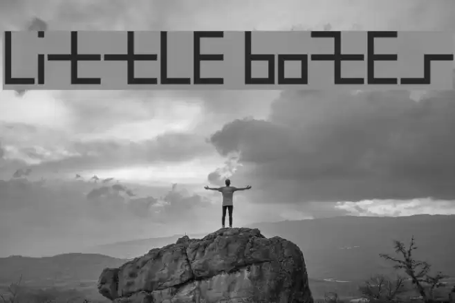 little boxes Font examples