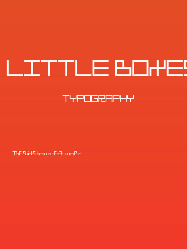 little boxes Poster