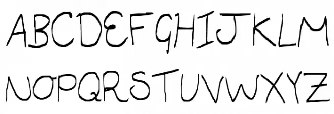 little miss script フォント 大文字