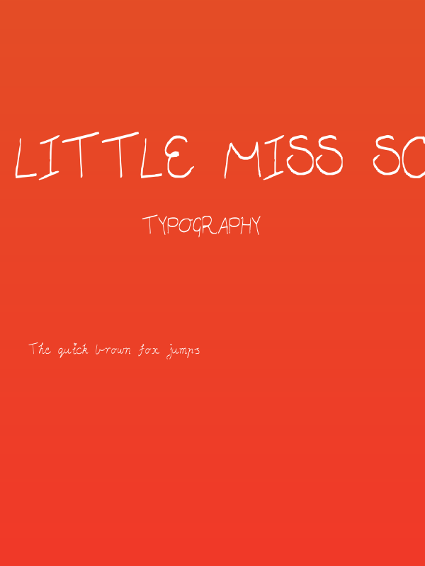 little miss script Poster