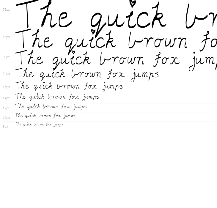 little miss script Waterfall