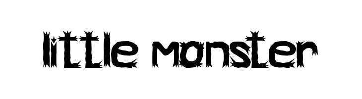 little monster  नि: शुल्क फ़ॉन्ट्स डाउनलोड