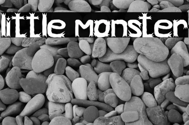 little monster Font examples