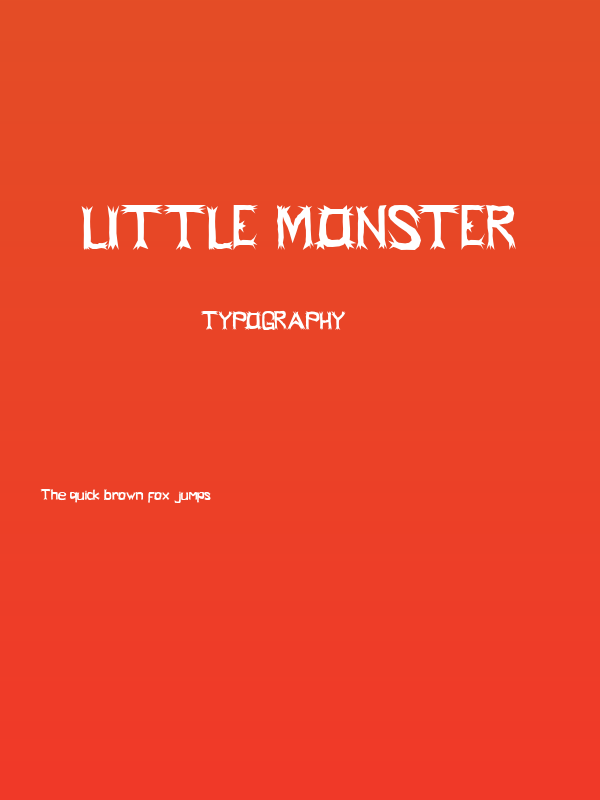little monster Poster