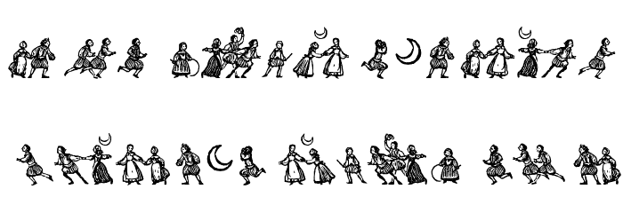 little people Font LOWERCASE
