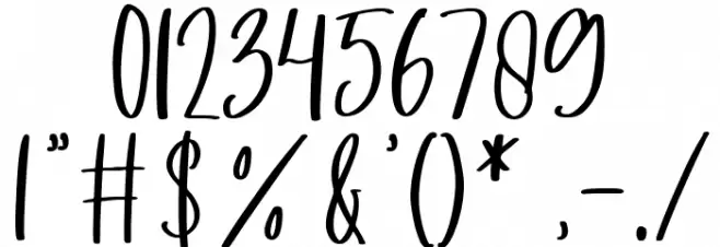 little pumpkin Font OTHER CHARS