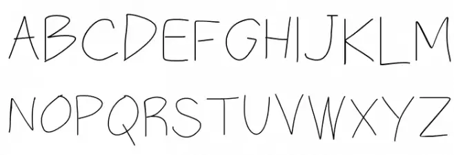 little shrimp Font Litere mari