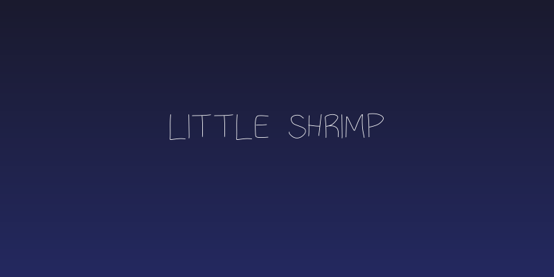 little shrimp Social Header