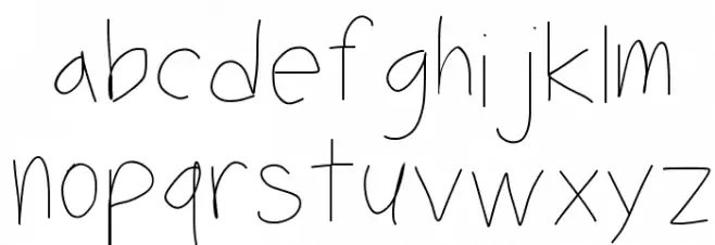 little shrimp फ़ॉन्ट लोअरकेस