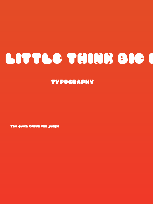 little think BIG IMPACT Poster