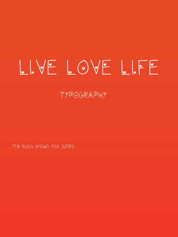 live love life Poster