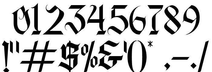 livingstone Font OTHER CHARS