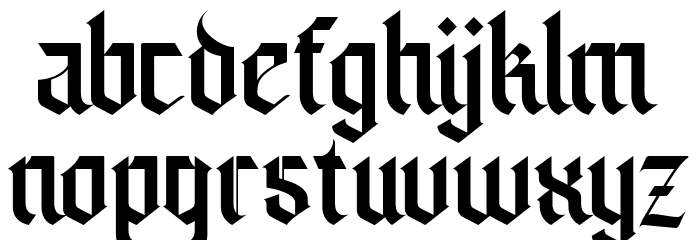 livingstone Font LOWERCASE