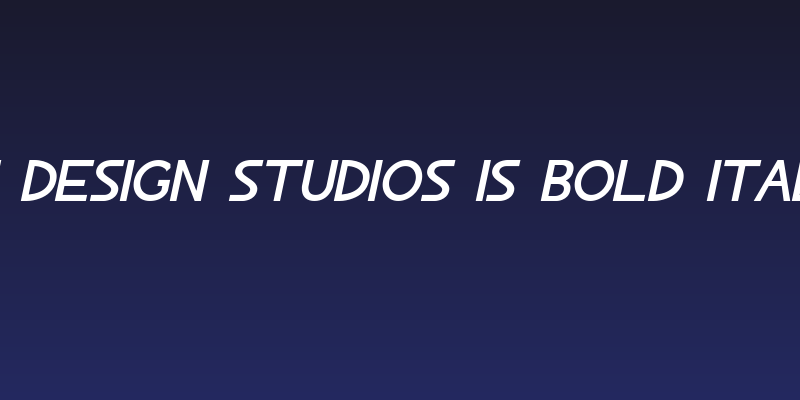 LJ Design Studios IS Bold Italic Social Header