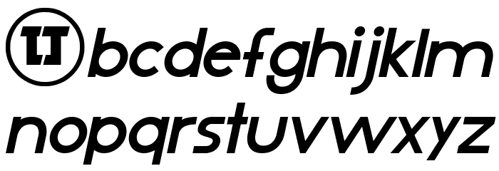 LJ Design Studios IS Bold Italic Fonte MINÚSCULAS