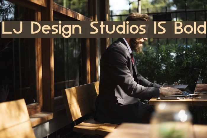 LJ Design Studios IS Bold Font examples
