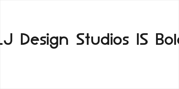 LJ Design Studios IS Bold Logo