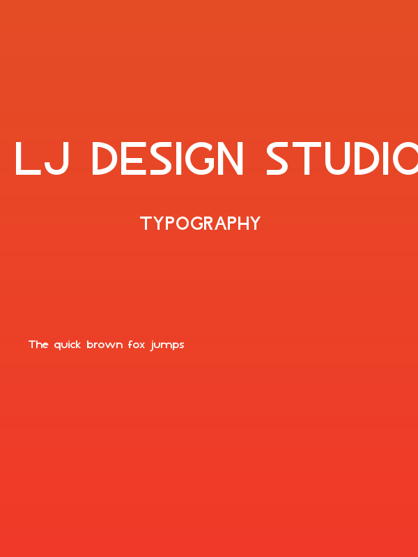 LJ Design Studios IS Bold Poster