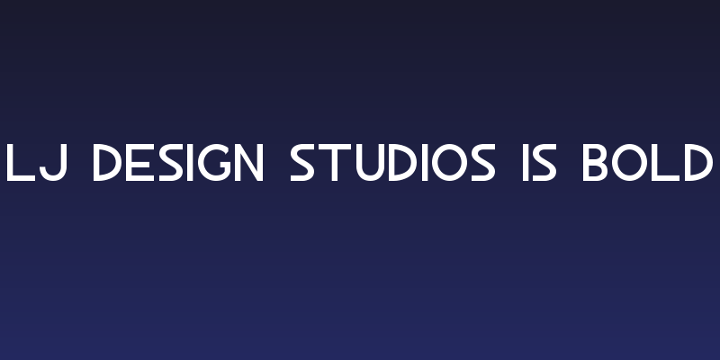 LJ Design Studios IS Bold Social Header